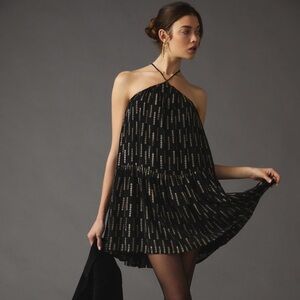 CLC BY COREY LYNN CALTER VANNA DRESS- CHANDELIER STRIPE NWT